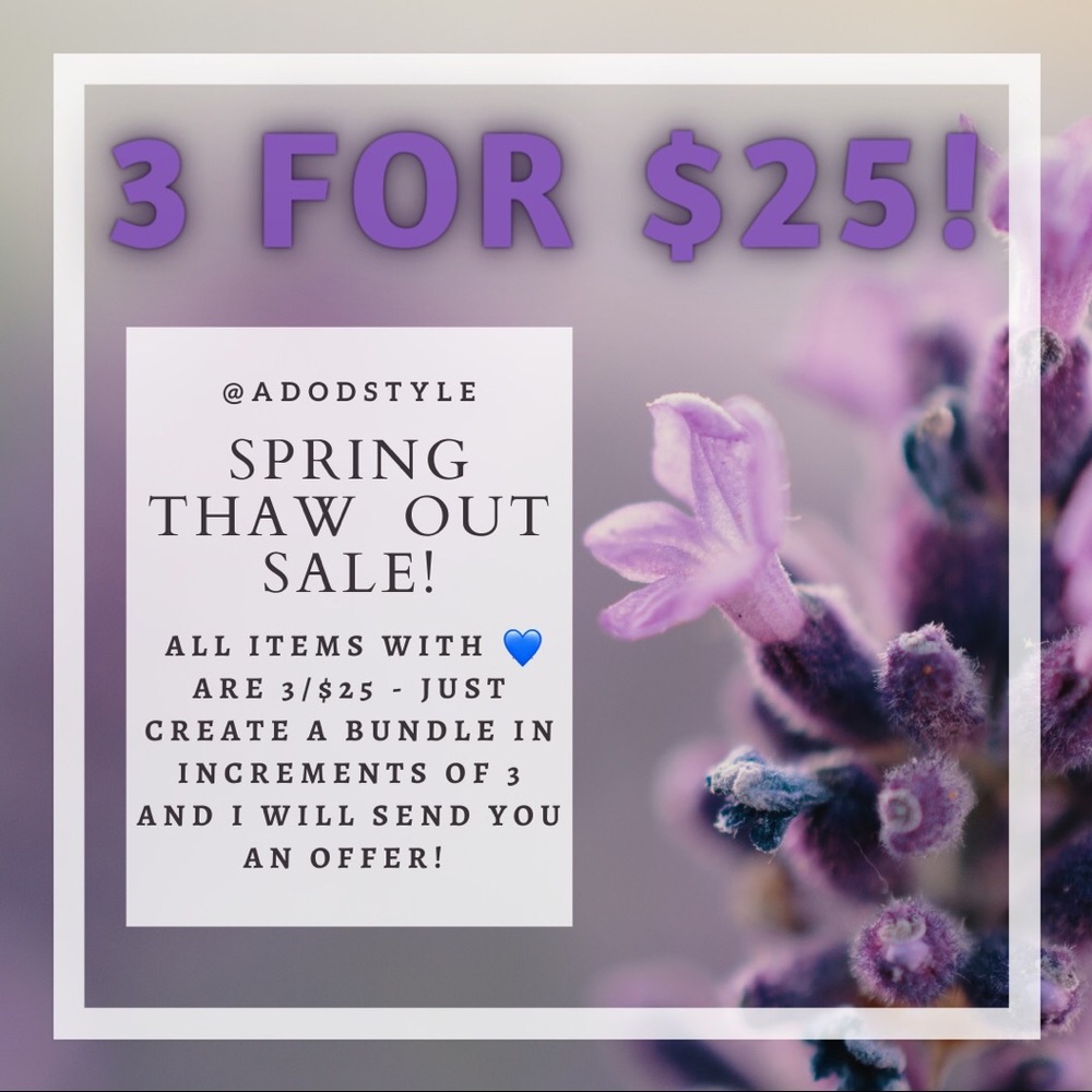 🌸💐🌺SPRING THAW SALE🌸💐🌺 - Picture 1 of 1